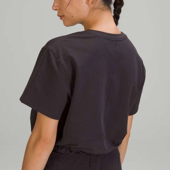 Lululemon LA Side Cinch T-Shirt Black Granite 4 - Picture 2 of 6